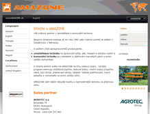 Tablet Screenshot of amazone.cz