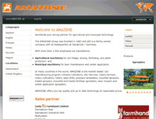 Tablet Screenshot of amazone.ie