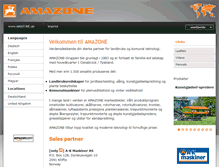 Tablet Screenshot of amazone.no
